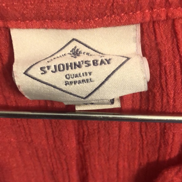 Women’s Vintage style St John’s Bay Rayon top 2x - Picture 3 of 6